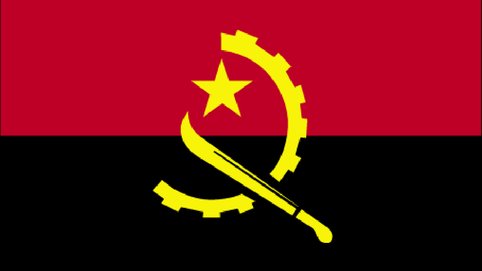 Flag for Angola