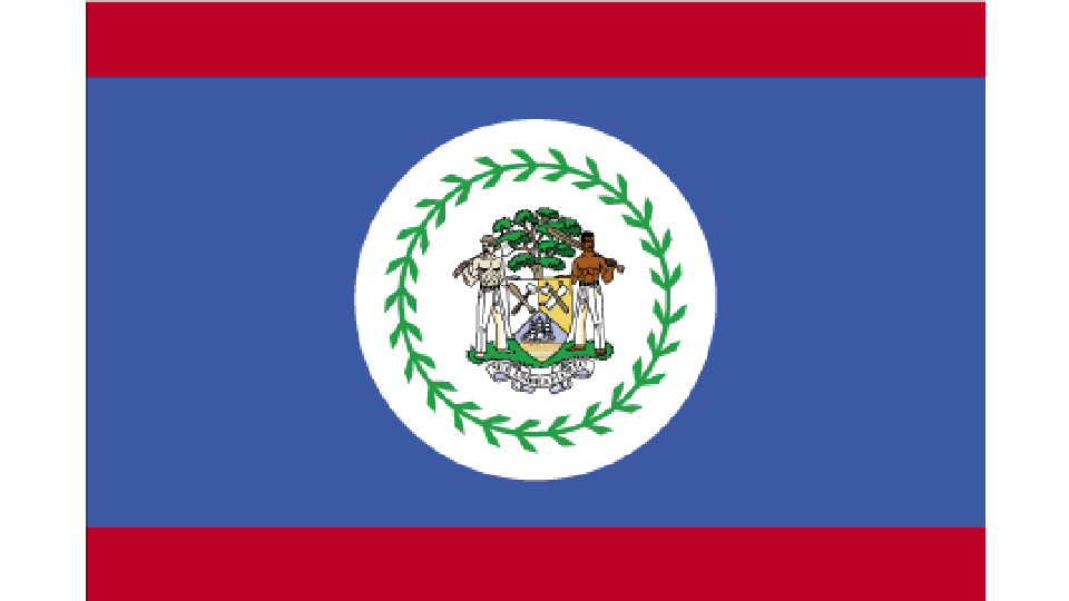 Flag for Belize
