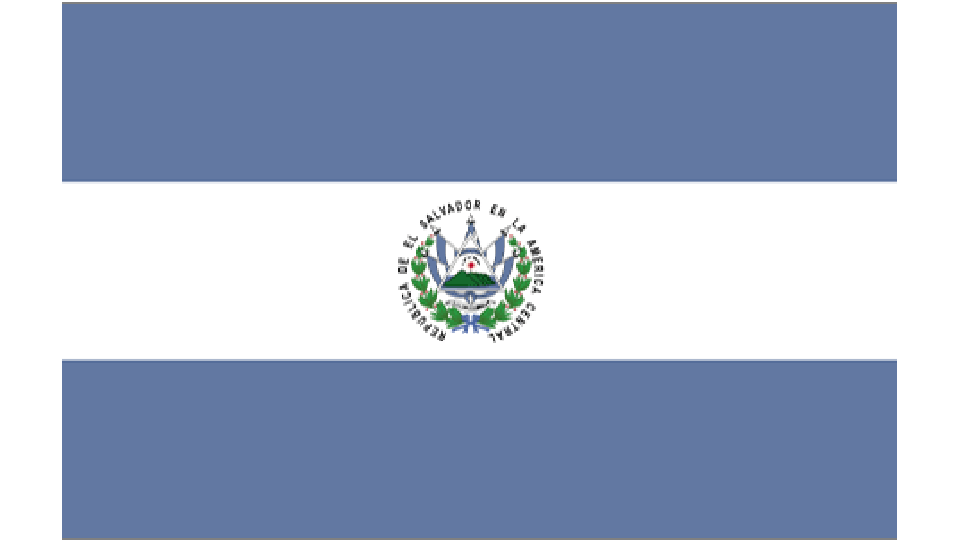 Flag for El Salvador