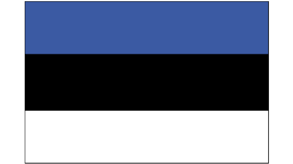 Flag for Estonia