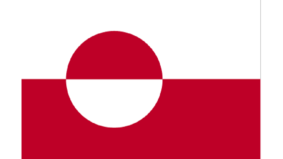 Flag for Greenland