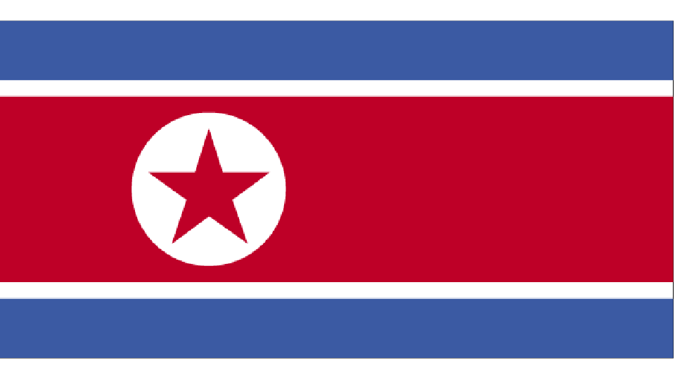 Flag for North Korea