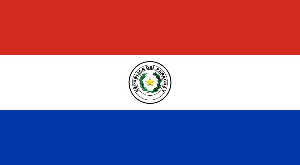 Flag for Paraguay