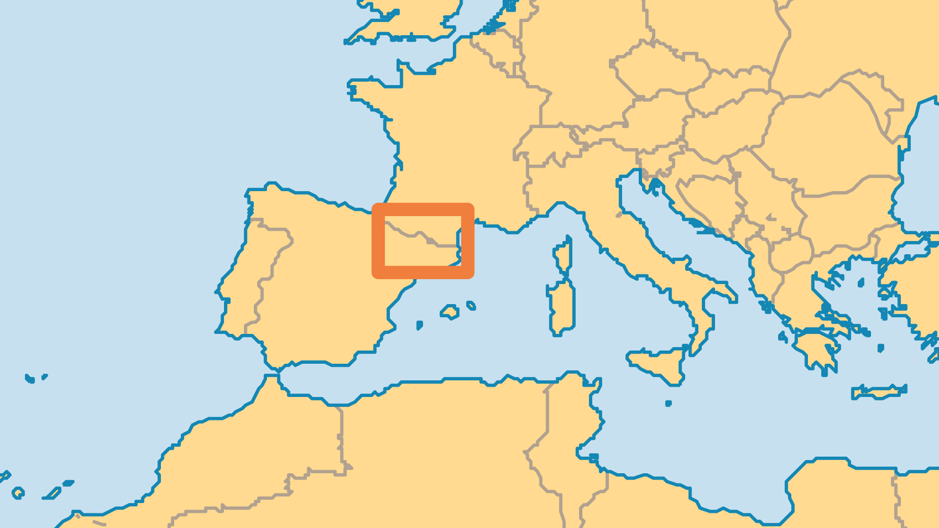 Locator Map for Andorra