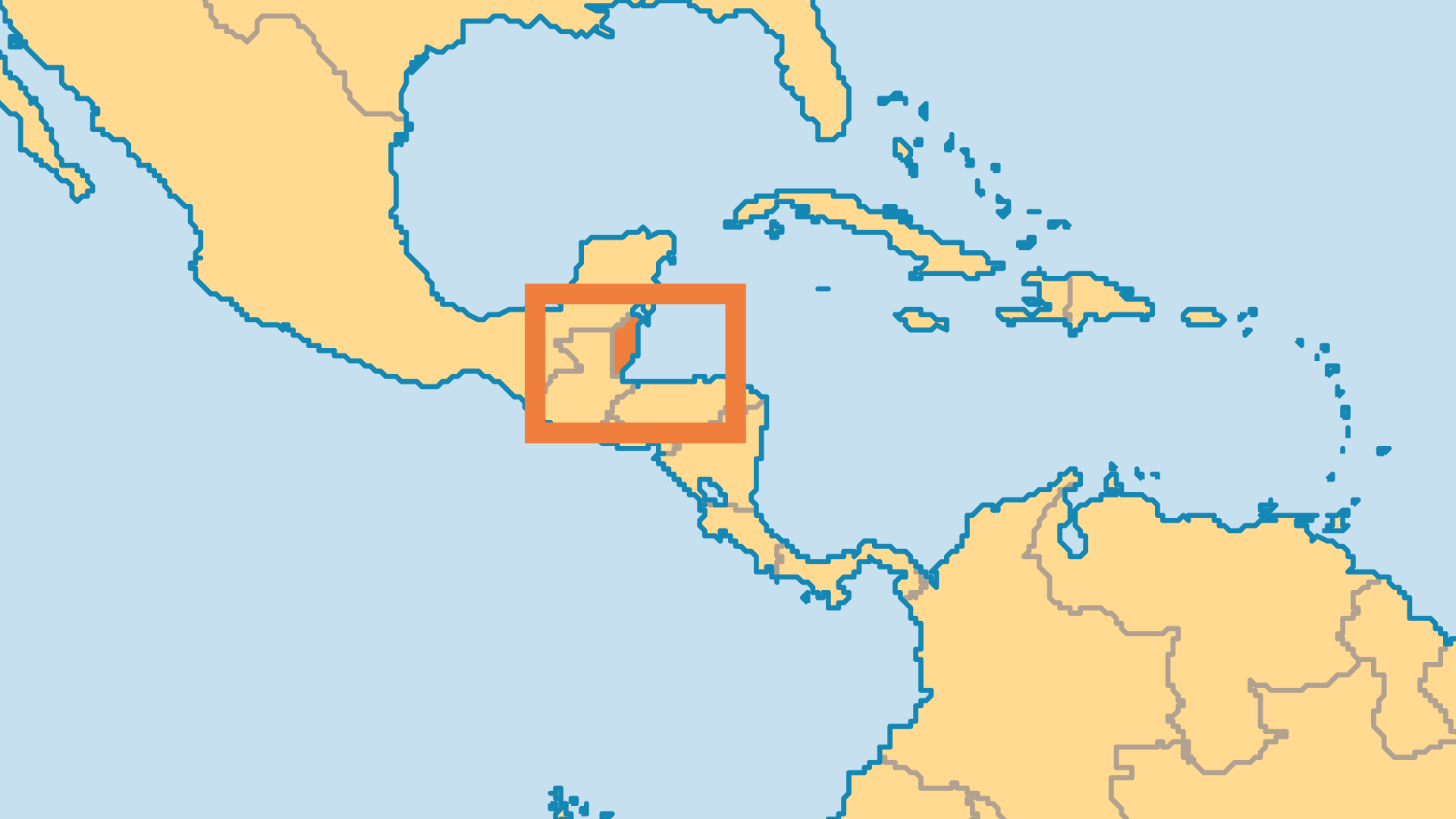Locator Map for Belize