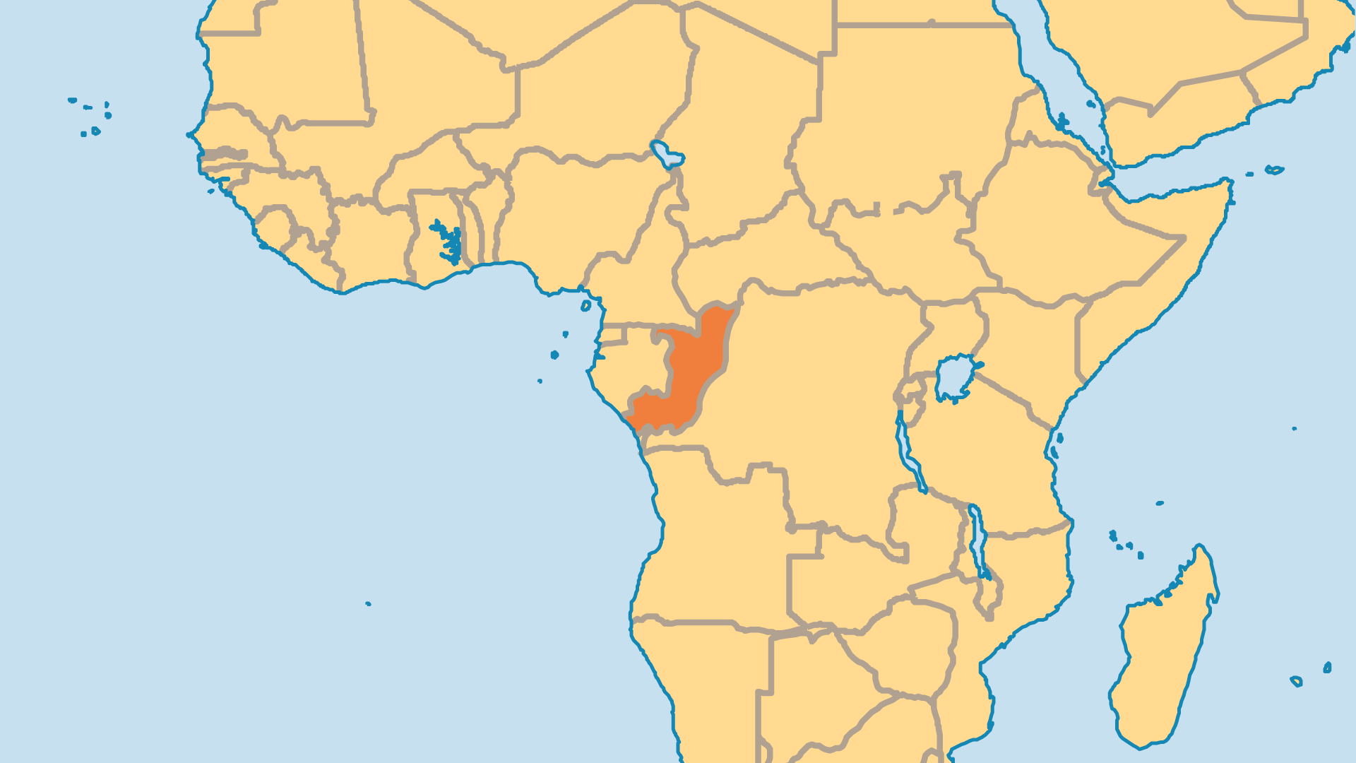 Locator Map for Republic of Congo (ROC)