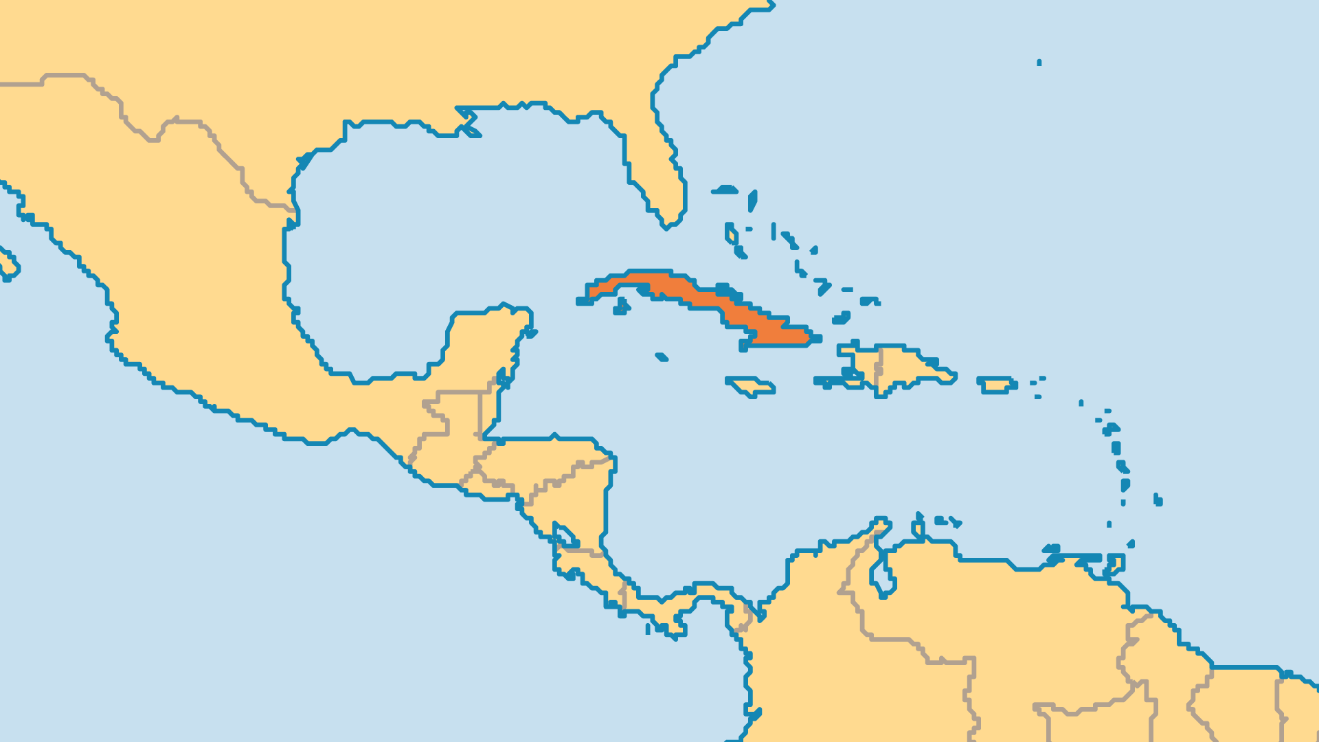 Locator Map for Cuba