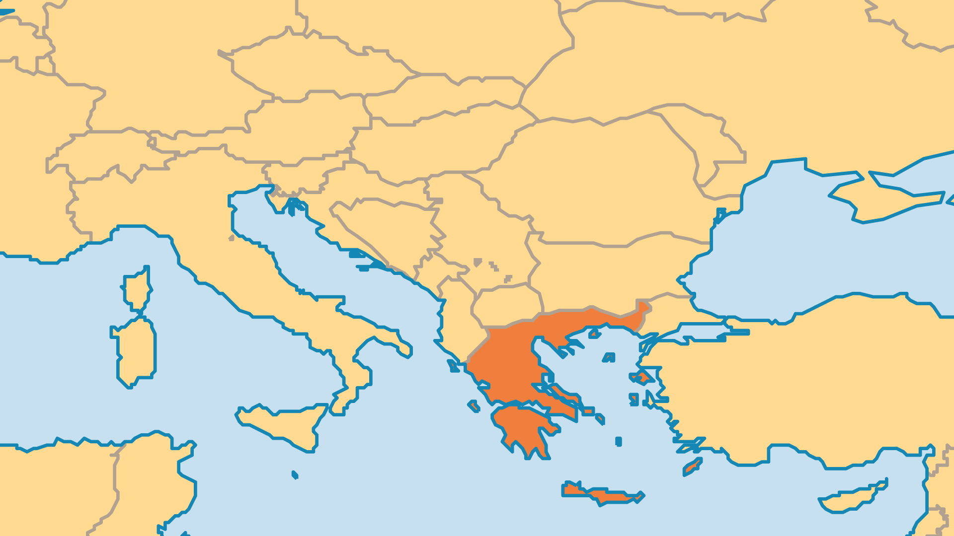 Locator Map for Greece