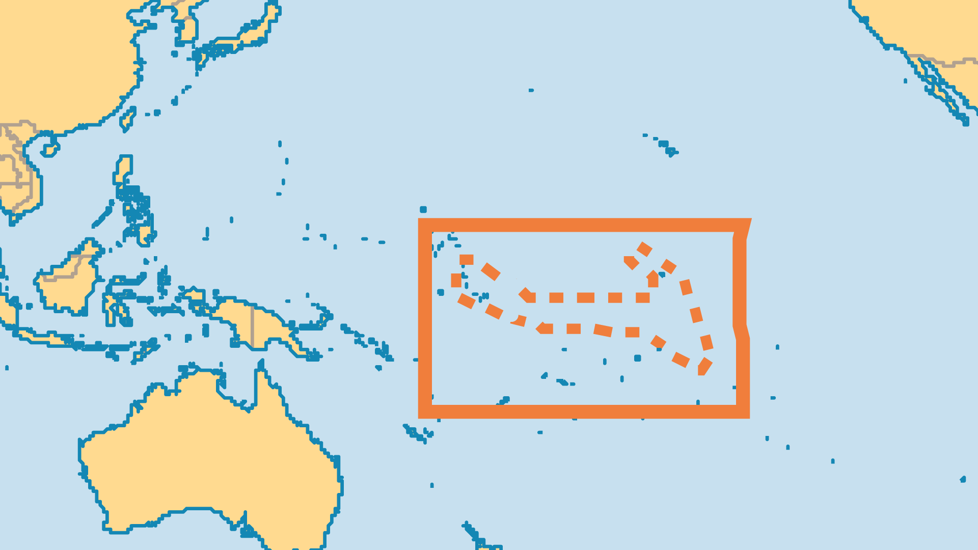 Locator Map for Kiribati