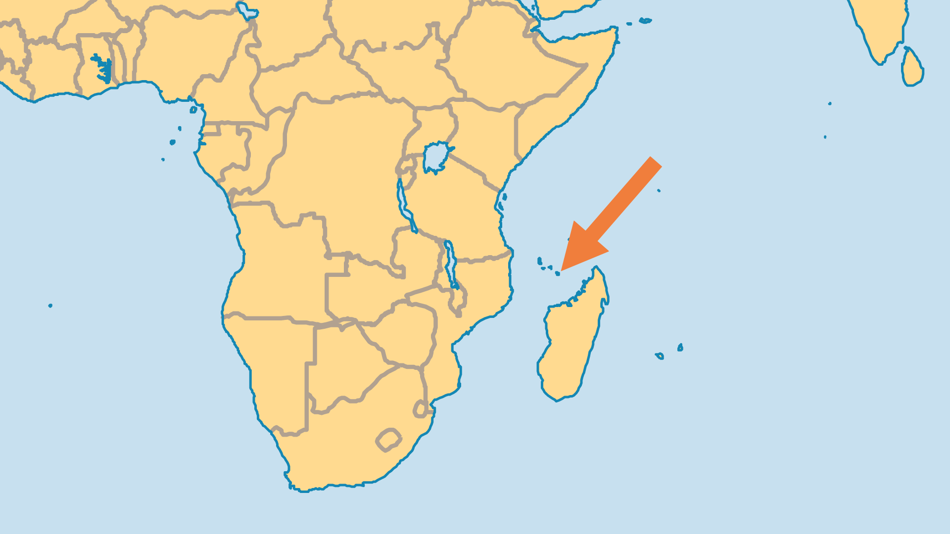 Locator Map for Mayotte