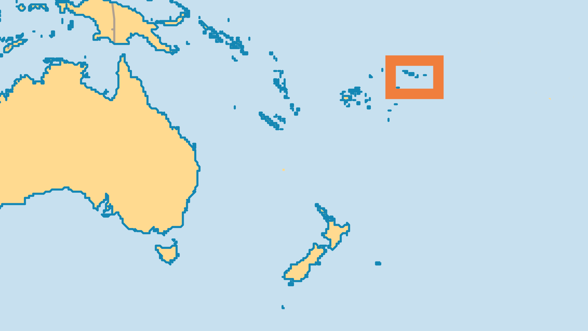 Locator Map for Samoa