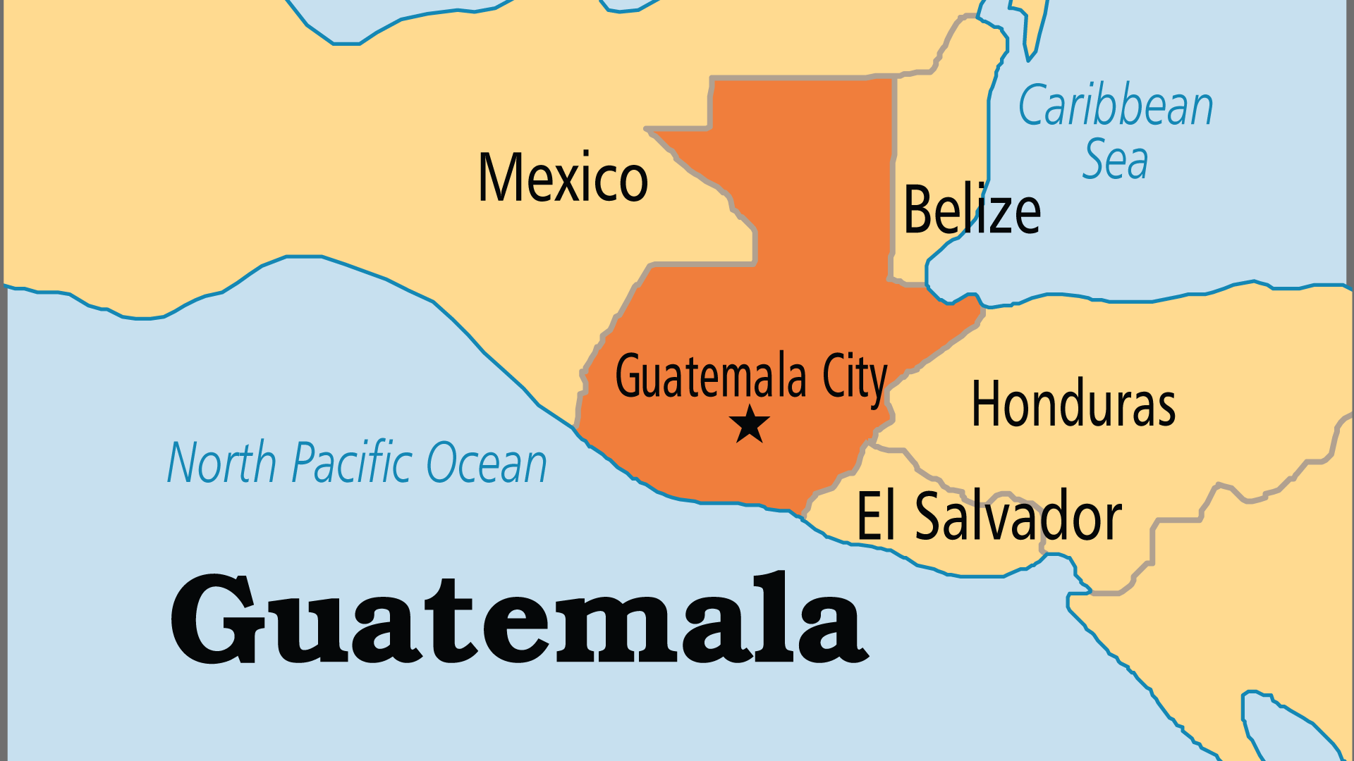 Map of Guatemala