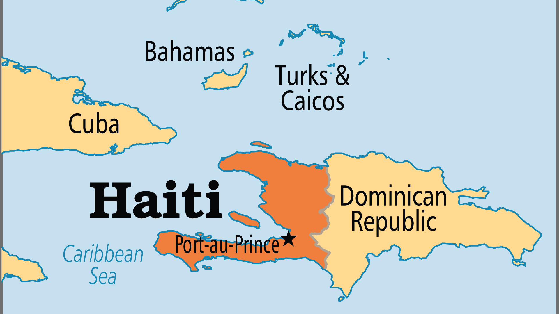 Where Is Haiti Located On The World Map Satellite Location Map Of